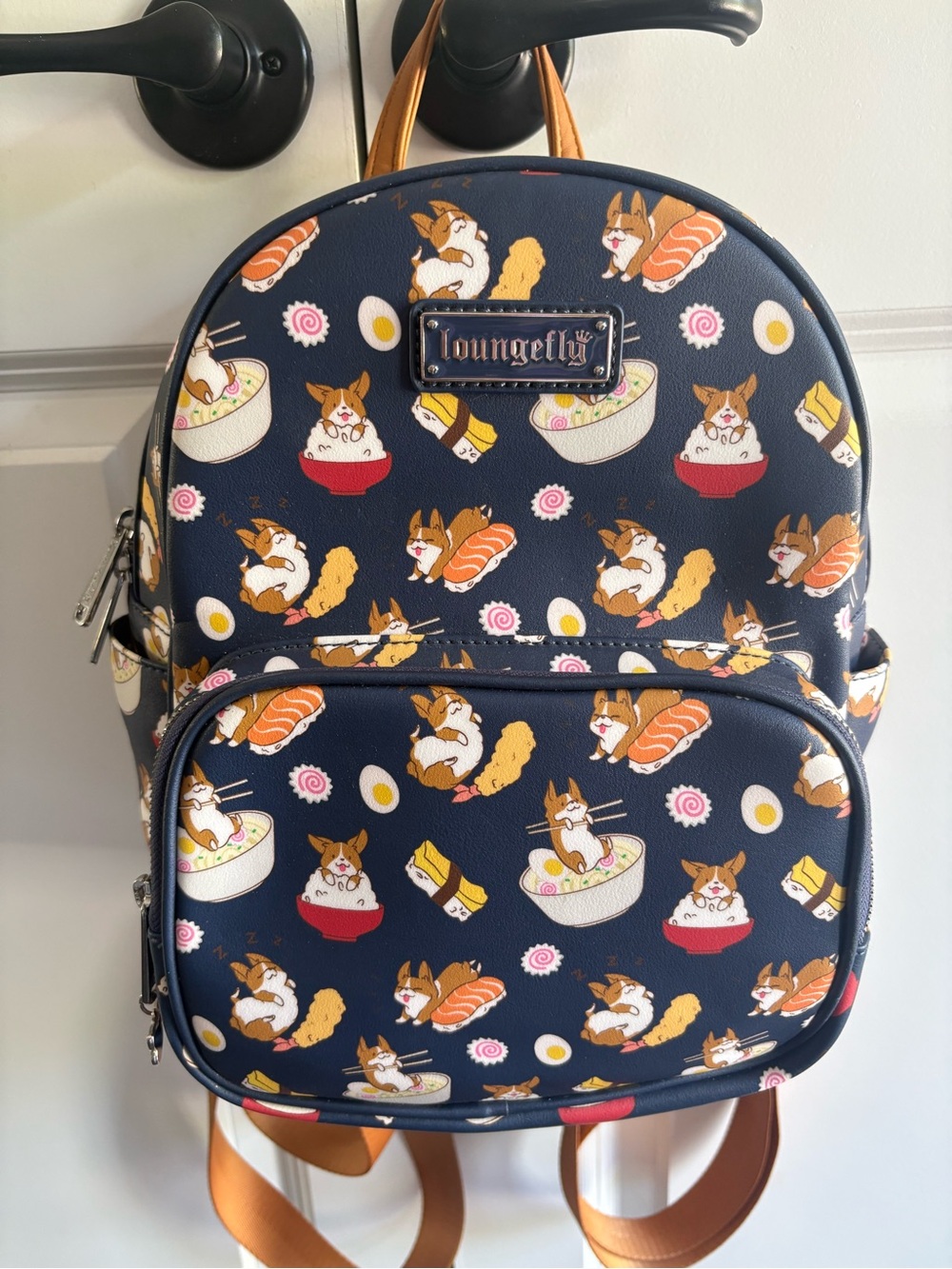 Loungefly Corgi Ramen backpack RARE